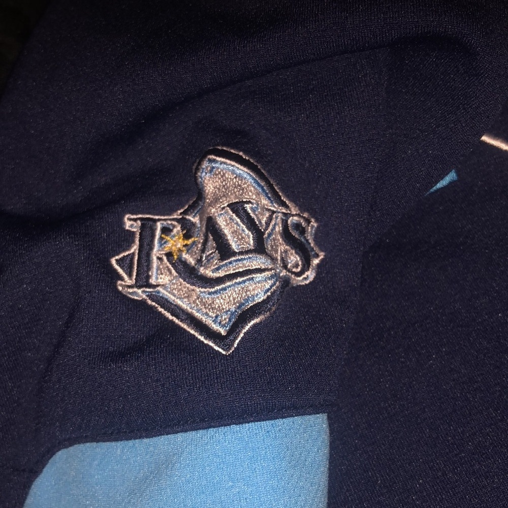 Tampa Bay Rays Boys 8 Warmup Jersey Majestic - Picture 4 of 6